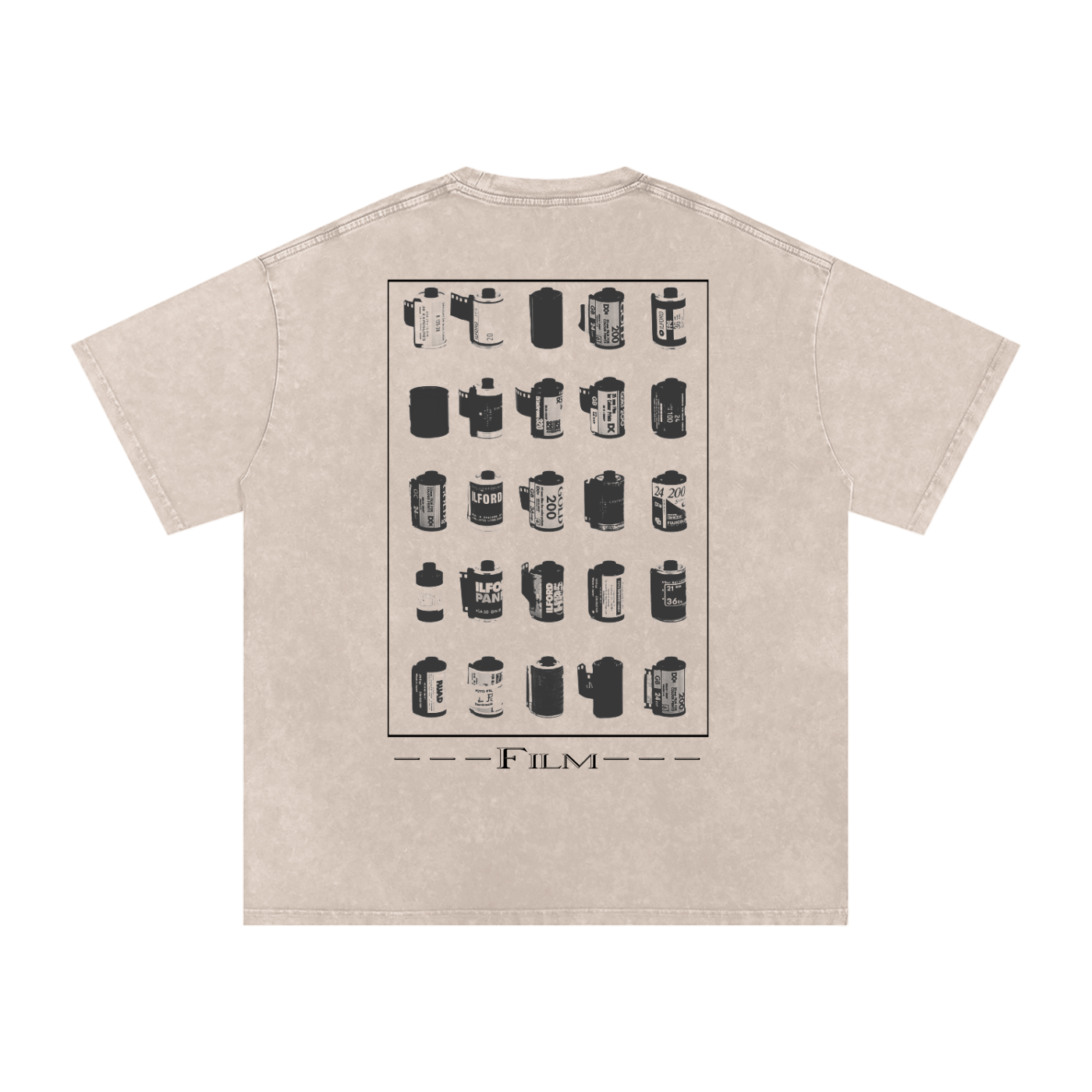 Acid Wash Oversize T-Shirt - 250 GSM